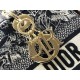 Replica Dior Large Lady D-Lite Bag Toile de Jouy Reverse Embroidery Blue
