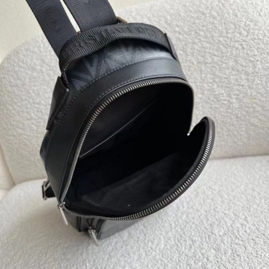 Replica Dior Mini Rider Sling Bag CD Diamond Canvas Black Replica Dior Mini Rider Sling Bag CD Diamond Canvas Black