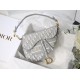 Replica Dior Saddle Bag Dior Oblique Embroidery Gray Replica Dior Saddle Bag Dior Oblique Embroidery Gray