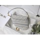 Replica Dior Saddle Bag Dior Oblique Embroidery Gray Replica Dior Saddle Bag Dior Oblique Embroidery Gray