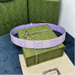Replica Gucci GG Marmont wide belt 400593 40mm Purple