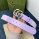 Replica Gucci GG Marmont wide belt 400593 40mm Purple