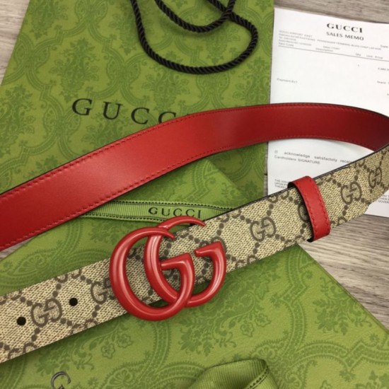 Replica Gucci GG Marmont thin belt 414516