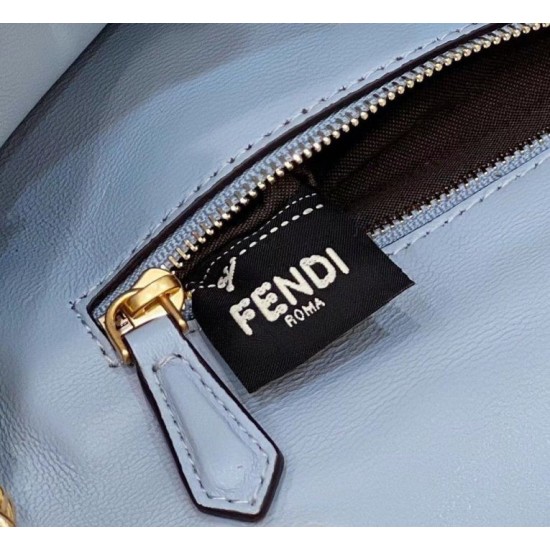 Replica Baguette Chain Midi Bag Nappa Blue Replica Baguette Chain Midi Bag Nappa Blue