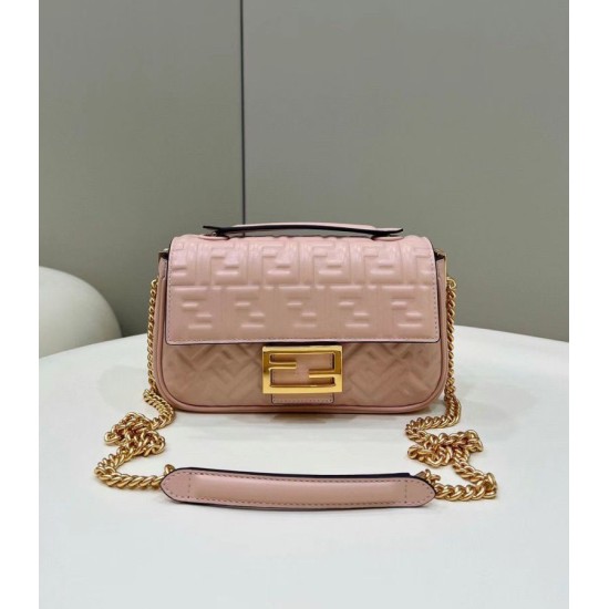 Replica Baguette Chain Midi Bag Nappa Pink Replica Baguette Chain Midi Bag Nappa Pink