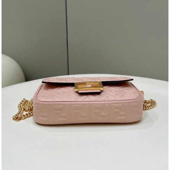 Replica Baguette Chain Midi Bag Nappa Pink Replica Baguette Chain Midi Bag Nappa Pink