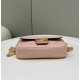 Replica Baguette Chain Midi Bag Nappa Pink Replica Baguette Chain Midi Bag Nappa Pink