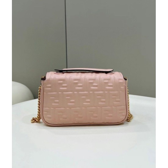Replica Baguette Chain Midi Bag Nappa Pink Replica Baguette Chain Midi Bag Nappa Pink