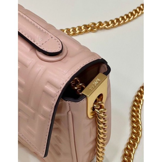 Replica Baguette Chain Midi Bag Nappa Pink Replica Baguette Chain Midi Bag Nappa Pink