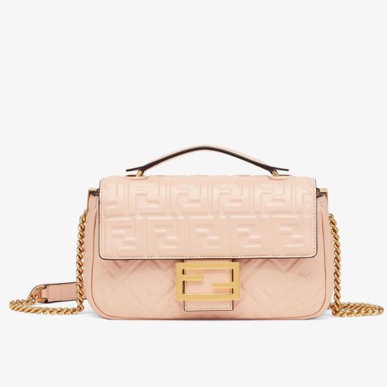 Replica Baguette Chain Midi Bag Nappa Pink Replica Baguette Chain Midi Bag Nappa Pink