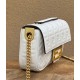 Replica Baguette Chain Midi Bag Nappa White