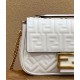 Replica Baguette Chain Midi Bag Nappa White