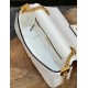 Replica Baguette Chain Midi Bag Nappa White