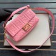 Fake Medium Baguette Bag FF Motif Pink Replica Fake Medium Baguette Bag FF Motif Pink Replica