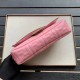 Fake Medium Baguette Bag FF Motif Pink Replica Fake Medium Baguette Bag FF Motif Pink Replica