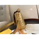 Replica Baguette Large Bag With FF Motif Gold Fake Baguette Large Bag With FF Motif Gold Replica