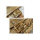 Replica Baguette Large Bag With FF Motif Gold Fake Baguette Large Bag With FF Motif Gold Replica