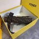 Replica Fendi Baguette Large Bag FF Fabric With Black Trim Replica Fendi Baguette Large Bag FF Fabric With Black Trim