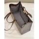 Replica X-Tote houndstooth wool shopper with FF embroidery 8BH374 Brown