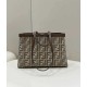 Replica X-Tote houndstooth wool shopper with FF embroidery 8BH374 Brown