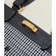 Replica X-Tote houndstooth wool shopper with FF embroidery 8BH374 Gray Replica X-Tote houndstooth wool shopper with FF embroidery 8BH374 Gray