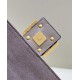 Replica 8BR600 Baguette Chain Midi FF tapestry fabric bag gray