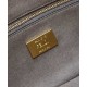 Replica 8BR600 Baguette Chain Midi FF tapestry fabric bag gray