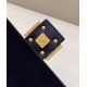 Replica Fendi 8BR600 Baguette Chain Midi FF tapestry fabric bag Navy Blue Replica Fendi 8BR600 Baguette Chain Midi FF tapestry fabric bag Navy Blue