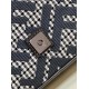 Fake Baguette 8BR600 houndstooth wool bag with FF embroidery Gray Replica Fake Baguette 8BR600 houndstooth wool bag with FF embroidery Gray Replica