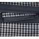 Fake Baguette 8BR600 houndstooth wool bag with FF embroidery Gray Replica Fake Baguette 8BR600 houndstooth wool bag with FF embroidery Gray Replica