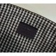 Fake 8BS017 Mini Baguette houndstooth wool bag with FF embroidery Brown Replica Replica 8BS017 Mini Baguette houndstooth wool bag with FF embroidery Brown