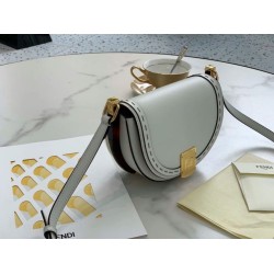 Fake Moonlight Saddle Bag White Replica