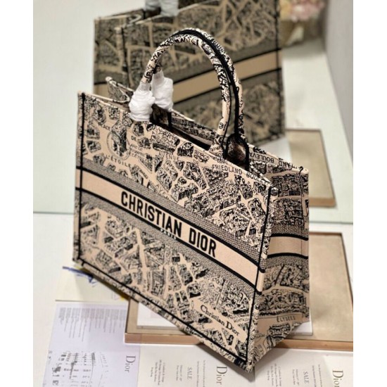 Fake Christian Dior Large Dior Book Tote Bag Apricot Replica Replica Christian Dior Large Dior Book Tote Bag Apricot