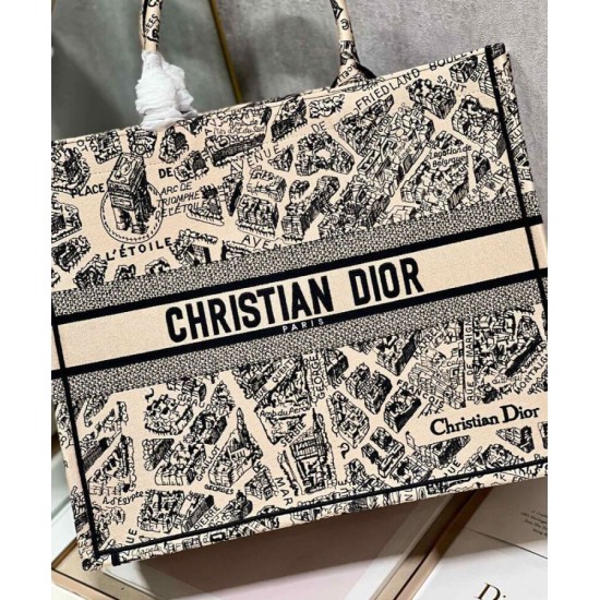 Fake Christian Dior Large Dior Book Tote Bag Apricot Replica Replica Christian Dior Large Dior Book Tote Bag Apricot