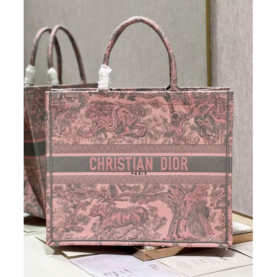 Replica Christian Dior Large Dior Book Tote Bag Pink Replica Christian Dior Large Dior Book Tote Bag Pink