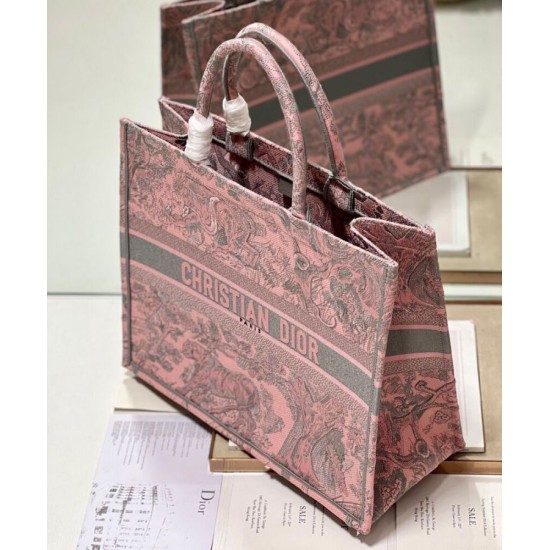 Replica Christian Dior Large Dior Book Tote Bag Pink Replica Christian Dior Large Dior Book Tote Bag Pink