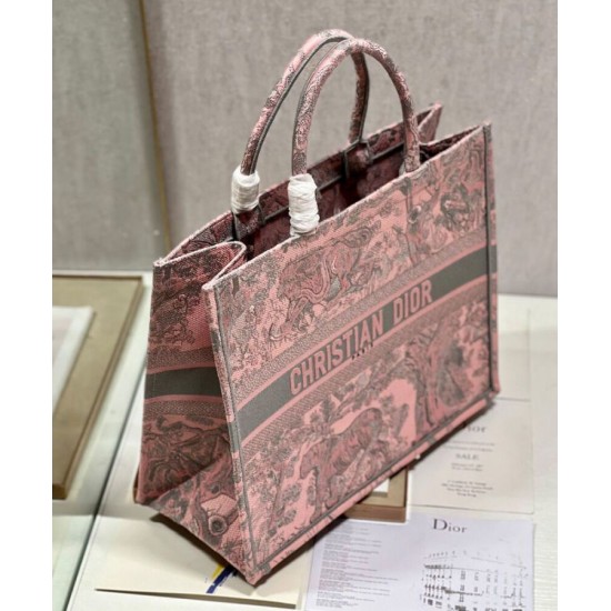 Replica Christian Dior Large Dior Book Tote Bag Pink Replica Christian Dior Large Dior Book Tote Bag Pink