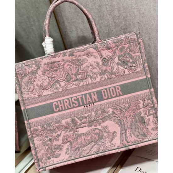 Replica Christian Dior Large Dior Book Tote Bag Pink Replica Christian Dior Large Dior Book Tote Bag Pink