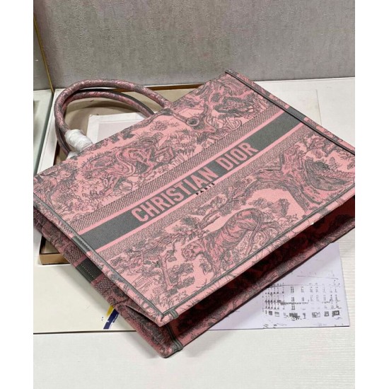 Replica Christian Dior Large Dior Book Tote Bag Pink Replica Christian Dior Large Dior Book Tote Bag Pink