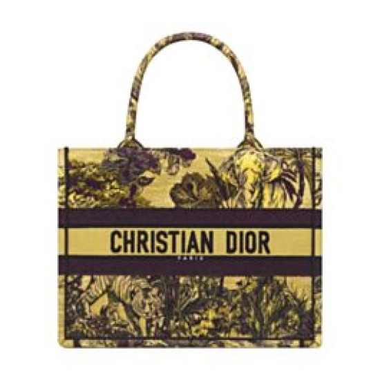Fake Christian Dior Medium Dior Book Tote Bag Yellow Replica Replica Christian Dior Medium Dior Book Tote Bag Yellow