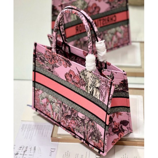 Fake Christian Dior Medium Dior Book Tote Bag Pink Replica Replica Christian Dior Medium Dior Book Tote Bag Pink