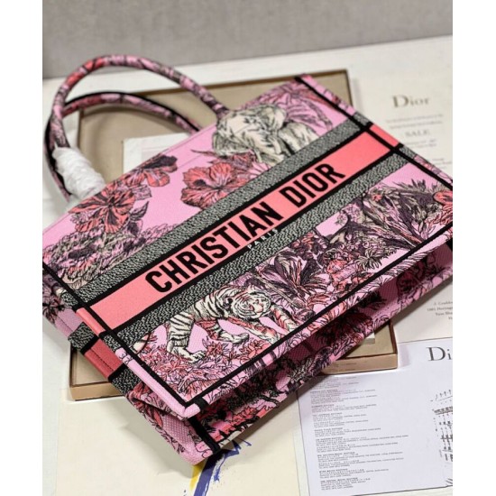 Fake Christian Dior Medium Dior Book Tote Bag Pink Replica Replica Christian Dior Medium Dior Book Tote Bag Pink