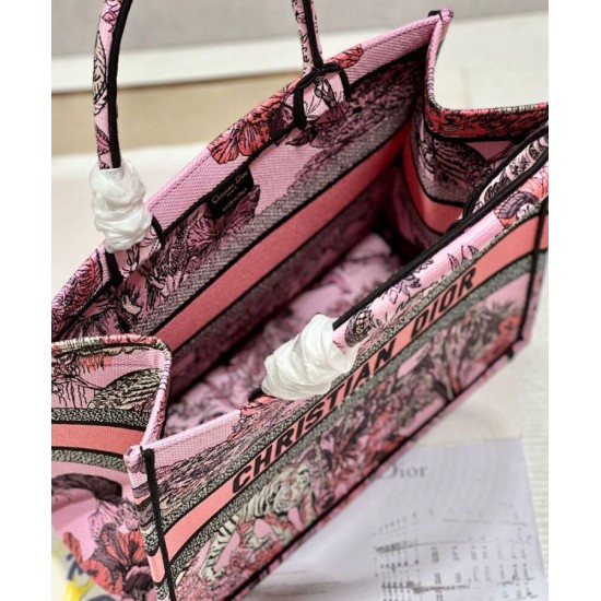 Fake Christian Dior Medium Dior Book Tote Bag Pink Replica Replica Christian Dior Medium Dior Book Tote Bag Pink