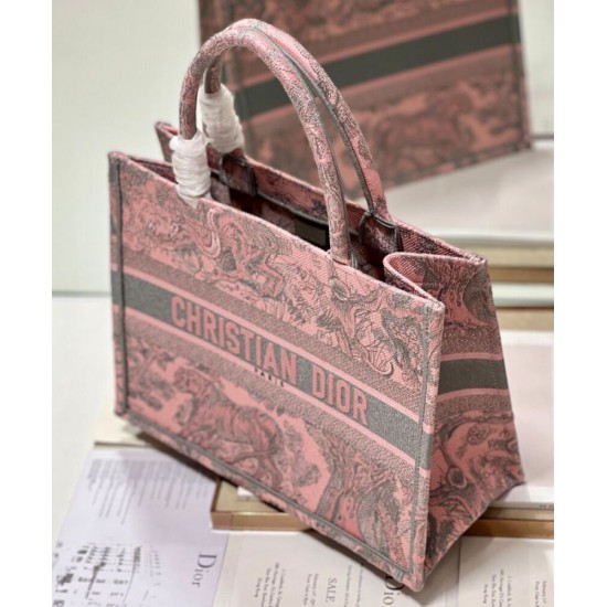 Replica Christian Dior Medium Dior Book Tote Bag Pink Replica Christian Dior Medium Dior Book Tote Bag Pink