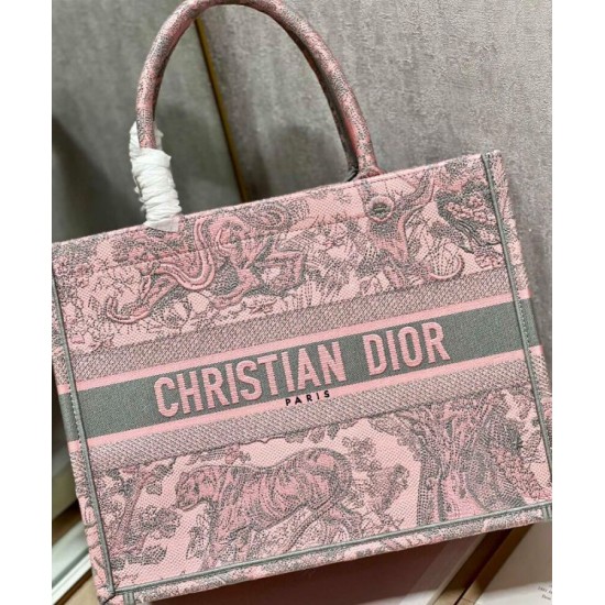 Replica Christian Dior Medium Dior Book Tote Bag Pink Replica Christian Dior Medium Dior Book Tote Bag Pink