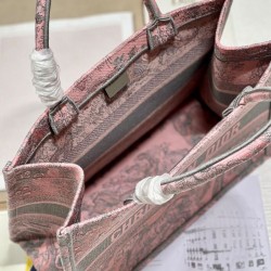 Replica Christian Dior Medium Dior Book Tote Bag Pink