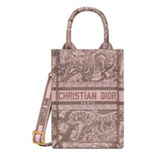 Replica Christian Dior Mini Dioriviera Dior Book Tote Phone Bag Pink Replica Christian Dior Mini Dioriviera Dior Book Tote Phone Bag Pink