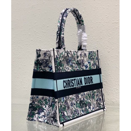 Replica Christian Dior Medium Dior Book Tote Blue Replica Christian Dior Medium Dior Book Tote Blue