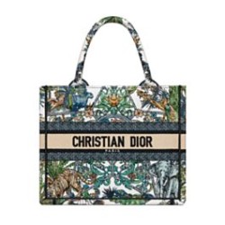 Replica Christian Dior Small Dior Book Tote Green