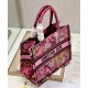 Replica Christian Dior Small Dior Book Tote Bag Peachblow